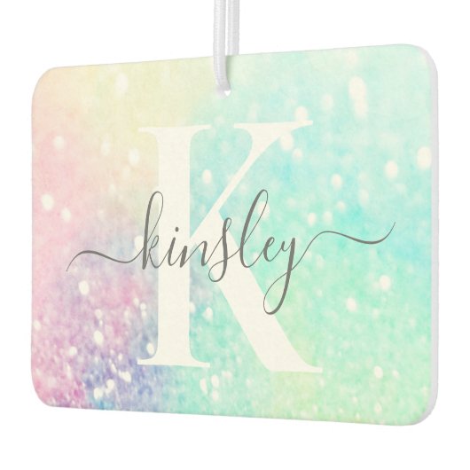 Désodorisant Pour Voiture Jolie Parties scintillant Holographique Iridescent (Gauche)