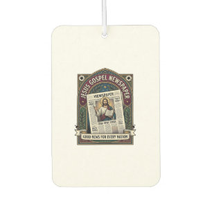 Désodorisant Pour Voiture Journal de l'Évangile de Jésus Journal chrétien F