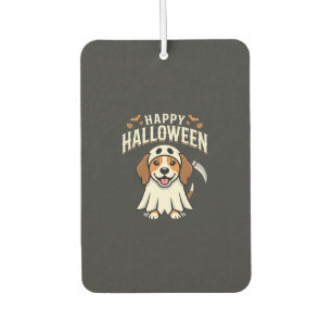 Désodorisant Pour Voiture Joyeux Halloween Beagle Chien Design_1