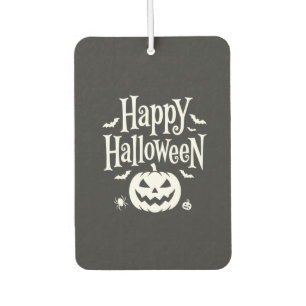Désodorisant Pour Voiture Joyeux Halloween Citrouille Chauve-Souris Araignée