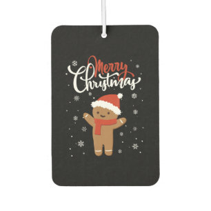 Désodorisant Pour Voiture Joyeux pain d'épices de Noël cookie de noël