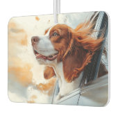 Désodorisant Pour Voiture Joyful Dog in the Wind Art Print (Gauche)