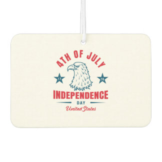 Désodorisant Pour Voiture Juillet Fête de l'Indépendance Chemise 4 Juillet