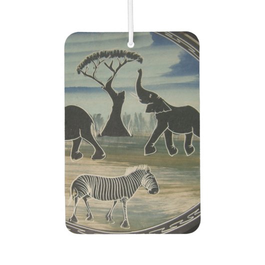 Désodorisant Pour Voiture Jungle africaine fraîche (Devant)