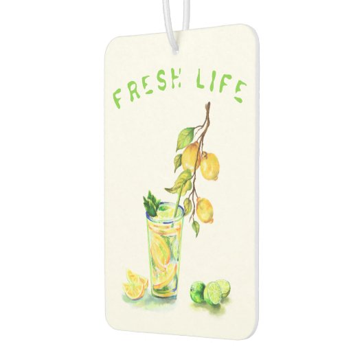 Désodorisant Pour Voiture Jus de citron Boire citrons Air Freshener (Gauche)