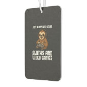 Désodorisant Pour Voiture Just A Boy Who Loves Sloths and Video Games Gamer  (Gauche)