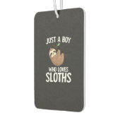 Désodorisant Pour Voiture Just A Boy Who Loves Sloths Boys Toddler Sloth Lov (Gauche)