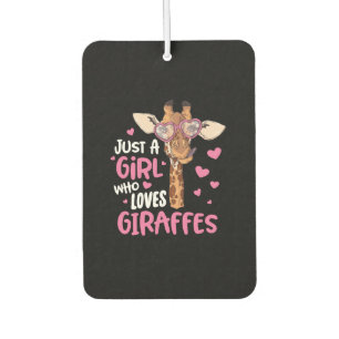 Désodorisant Pour Voiture Juste Une Fille Qui Aime Les Giraffes