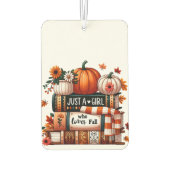 Désodorisant Pour Voiture Juste une fille qui aime tomber (Dos)