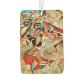 Désodorisant Pour Voiture Kandinsky Composition Peinture Abstraite (Dos)