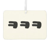 Désodorisant Pour Voiture KEKEKEKE ㅋ ㅋ ㅋ coréen Slang (Dos)