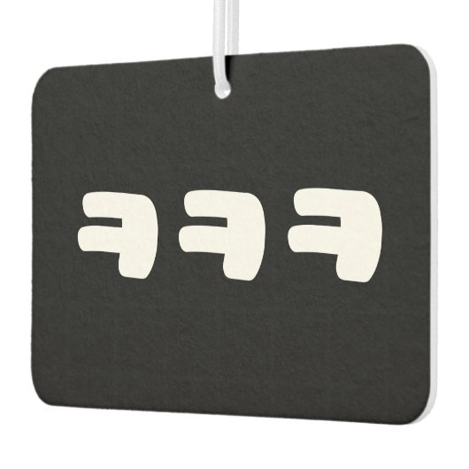 Désodorisant Pour Voiture KEKEKEKE ㅋ ㅋ ㅋ Slang coréen (Gauche)