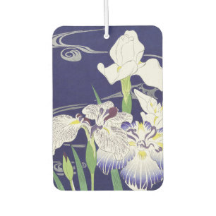 Désodorisant Pour Voiture Kogyo Tsukioka Irises, Art Fleur Japonais