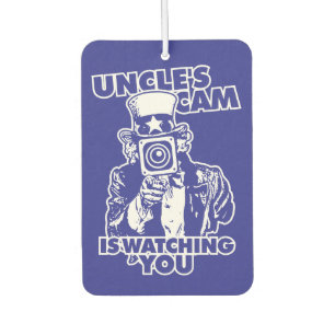 Désodorisant Pour Voiture La caméra de l'oncle vous regarde