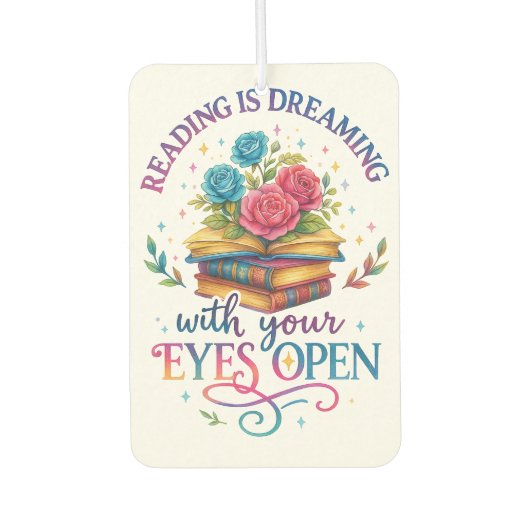 Désodorisant Pour Voiture La Lecture Rêve... (Devant)