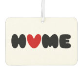 Désodorisant Pour Voiture La Maison Est Là Où Le Coeur Est (Dos)