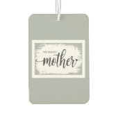 Désodorisant Pour Voiture La Parfaite Mère Cadeau Amusant Pour Maman (Dos)