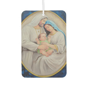 Désodorisant Pour Voiture La Sainte Famille : Portrait de l'Amour Divin