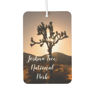 Désodorisant Pour Voiture La tombée de la nuit commence à Joshua Tree