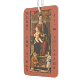 Désodorisant Pour Voiture "La Vierge et l'Enfant" art coutume air frais (Gauche)