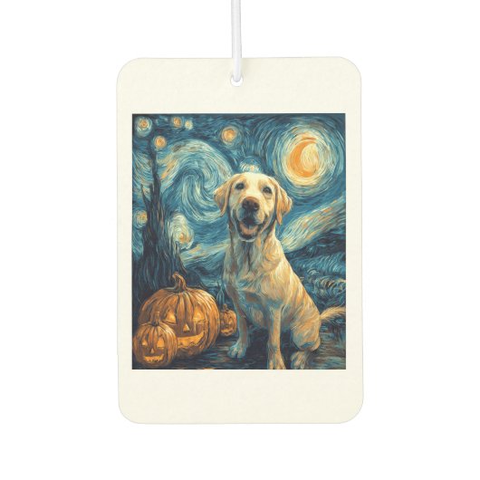 Désodorisant Pour Voiture Labrador jaune (2) (Devant)