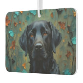 Désodorisant Pour Voiture Labrador noir en Feuille (Gauche)