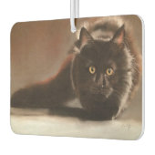 Désodorisant Pour Voiture "l'affût" dessin au pastel sec (Gauche)