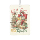 Désodorisant Pour Voiture Laisse-le neiger je vais lire (Dos)