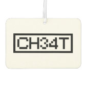 DÉSODORISANT POUR VOITURE LAISSER CHAUFFER (Dos)