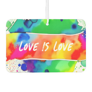 Désodorisant Pour Voiture L'amour arc-en-ciel gay pride est amour