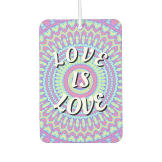 Désodorisant Pour Voiture L'amour est amour Pride Air Freshener
