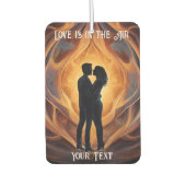 Désodorisant Pour Voiture L'amour est dans l'air (Devant)