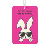 Désodorisant Pour Voiture Lapin Rose (Dos)