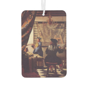 Désodorisant Pour Voiture L'Art de peindre par Johannes Vermeer