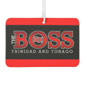 Désodorisant Pour Voiture Le BOSS (Trinité et Tobago) (Dos)