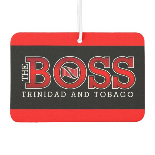 Désodorisant Pour Voiture Le BOSS (Trinité et Tobago) (Devant)