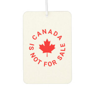 Désodorisant Pour Voiture Le Canada n'est pas à vendre typographie de la feu