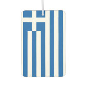 Désodorisant Pour Voiture Le drapeau de la Grèce  (Devant)