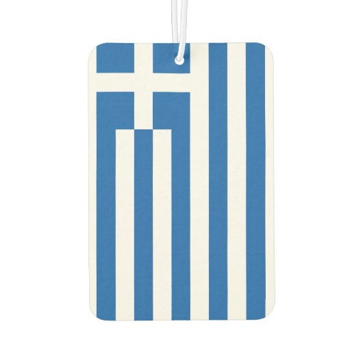 Désodorisant Pour Voiture Le drapeau de la Grèce  (Dos)