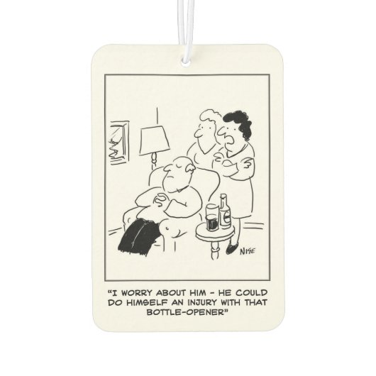 Désodorisant Pour Voiture Le Mari pourrait s'infliger une blessure avec une (Dos)