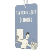 Désodorisant Pour Voiture Le meilleur plombier du monde (Gauche)