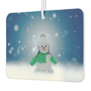 Désodorisant Pour Voiture Le personnage de bonhomme de neige de Noël adorabl