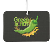 Désodorisant Pour Voiture Le vert est CHAUD (Devant)
