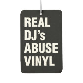 DÉSODORISANT POUR VOITURE LE VINYLE DE LA VIOLENCE DE VÉRITABLE DJ (Devant)