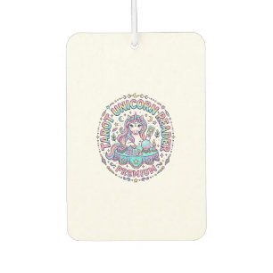 Désodorisant Pour Voiture Lecteur de Tarot Licorne Premium Impression Drôle