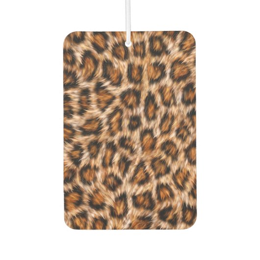 Désodorisant Pour Voiture Leopard Jaguar Chat fourrure Brown Motif-24609 (Devant)