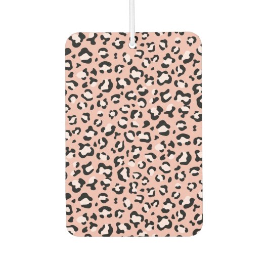 Désodorisant Pour Voiture Léopard Print, Léopard Spots, Rose Léopard (Devant)