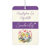 Désodorisant Pour Voiture Les âmes les oiseaux adorent toujours violet (Devant)