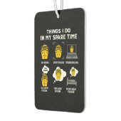 Désodorisant Pour Voiture Les Choses Que Je Fais Dans Mon Temps De Rechange (Gauche)