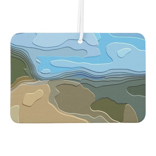 DÉSODORISANT POUR VOITURE LES MONTAGNES (Dos)